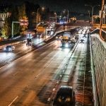 The Omega Morgan convoy going through an underpass.