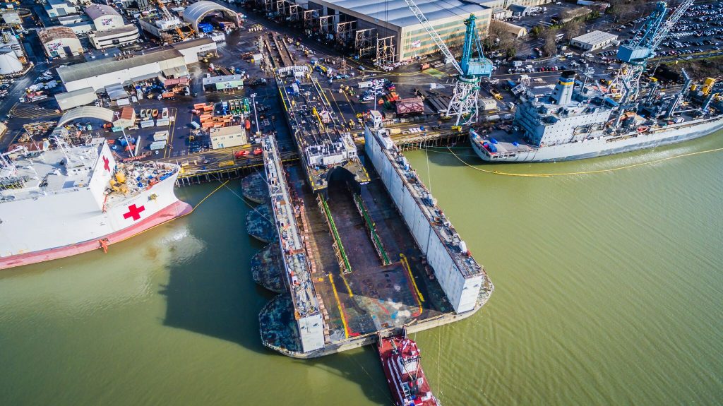 moving 4,000 ton double-hulled tank barge 750 feet over land