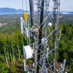 Working on a cell tower gives the Omega Morgan Crane crew a bird’s eye view of Washington.