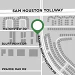 Map of the location of the Omega Morgan Houston location