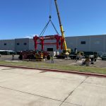 Omega Morgan’s machinery moving crew supports a manufacturing company in Dallas.
